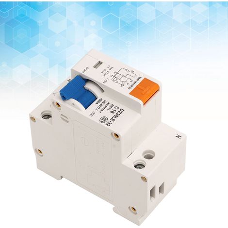 BERM@DZ30LE-32 1P+N 16A 230V Disjoncteur différentiel miniature, interrupteur pneumatique, disjoncteur différentiel, disjoncteur de surcharge (1/5)