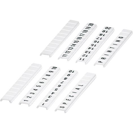 Phoenix Contact 0801406:0011 Marquage de bornes blanc 10 pc(s) S828051 (1/2)