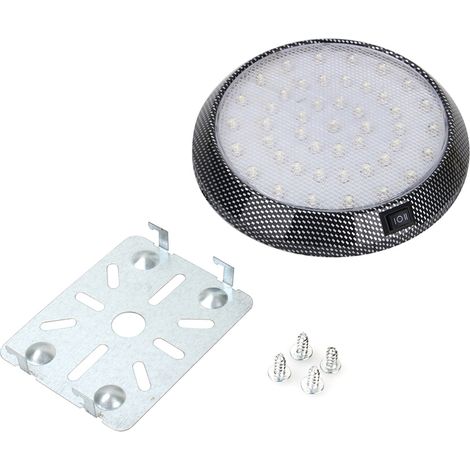 Voiture DC 12v 46led intérieur toit plafond dôme de la lumière de la lumière blanche lampe universelle. (1/5)