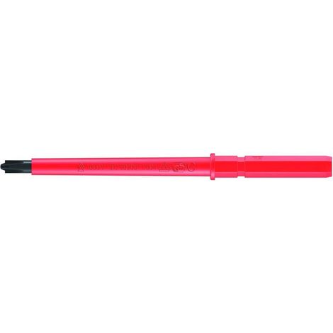 VDE Wechselklinge für Kraftform Kompakt, 2 154mm, PlusMinus-Schrauben Schlitz/Pozidriv, 9 mm Sechskant mit Einführschräge (1/5)