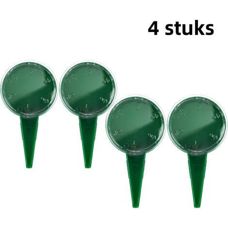 Semoir de jardin vert en 4 parties avec 5 molettes rotatives pour semis de différentes tailles outil de jardinage pour graines et plantation (1/5)