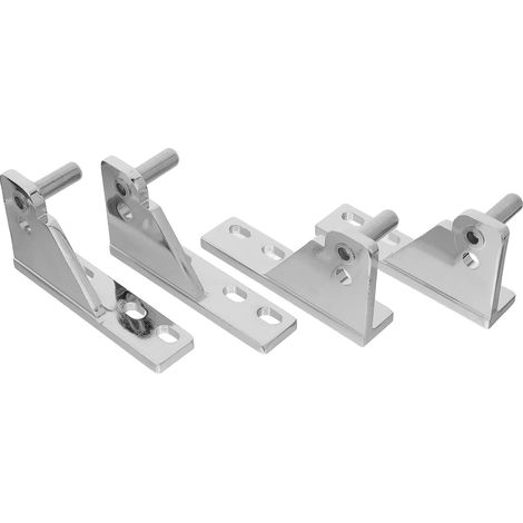 Lot de 4 Charnières Robustes en Métal pour Portes de Réfrigérateur et Congélateur Commercial, Charnières Pivotantes Résistantes la Corrosion en Alliage de Zinc, Kit (1/5)