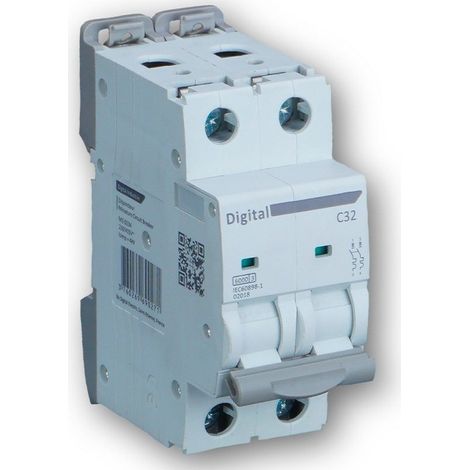 Disjoncteur 2x25A C10 kA - Digital electric 02128