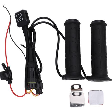 Ortviai Poignées Chauffantes pour Moto et Quad 12 V – SYF-ZH-983F1 – 3 Niveaux de Chaleur, Étanchéité IP67, Chauffe Rapide (1/5)