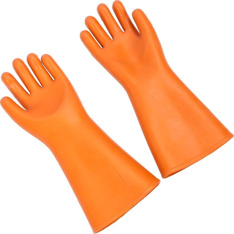 Gants de protection isolants électriques 25000V en caoutchouc épais pour électricien, travail sécurisé (1/5)