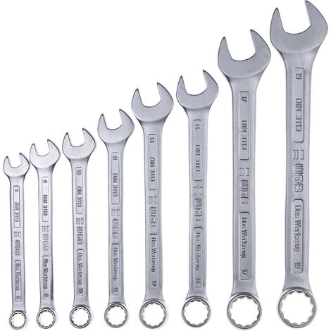 WGB Ringmaulschlüssel-Satz DIN3113A 8-19 mm 8-teilig