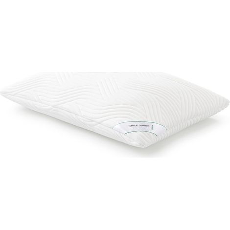 TEMPUR Comfort Medium, Cuscino classico per tutte le posizioni del sonno, fodera lavabile, OEKO-TEX MADE IN GREEN, sensazione di appoggio medio-rigida, 80 x 40 cm (1/5)