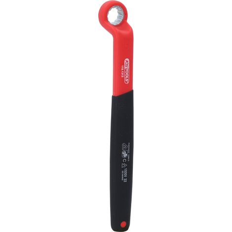 KS Tools Isolierter Ringschlüssel, gekröpft, 13 mm (1/4)