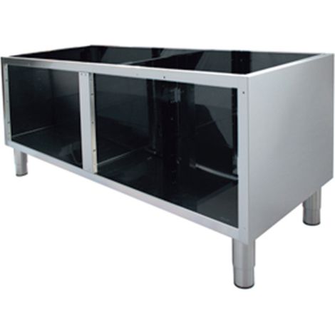 Soubassement ouvert en inox - Diamond