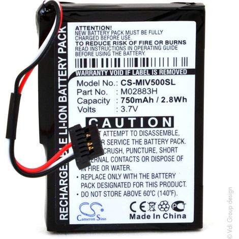 NX - Batterie GPS 3.7V 750mAh - M02883H338040000014N393-5000 (1/3)