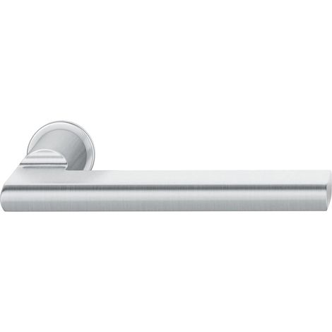 FSB Steckgriff 15 1035 auf Mini-Rosette, Türstärke 49-58 mm, Edelstahl matt (1/4)