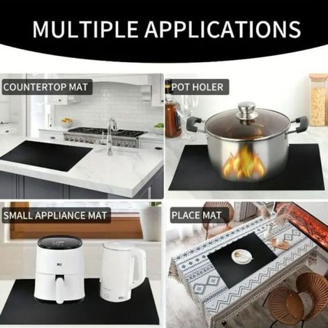 Tapis de Cuisson en Silicone pour Plaque Induction - 40x60 cm - Protège Plaque Induction - Cuisinières (1/4)