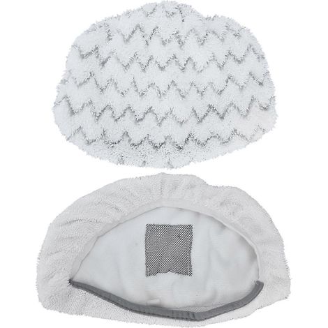Lot de 2 lingettes de rechange détachables en microfibre pour balai vapeur Bissell 1940 (1/4)