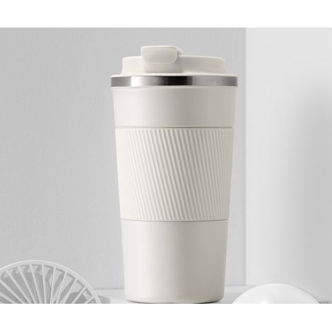 Tumbler Isolé Sous Vide - Tasse À Café Voyage Double Paroi - Résistant Aux Fuites - Pour Boissons Chaudes Et Froides - 450 ml (1/4)