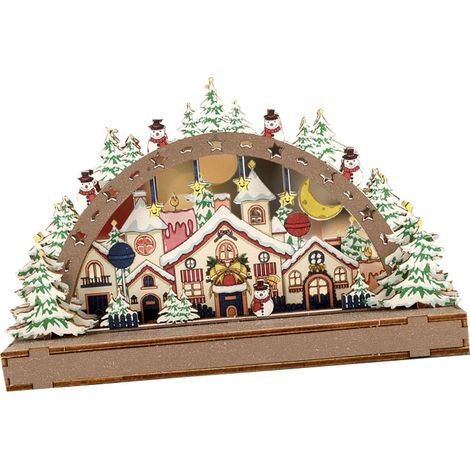 Décoration de Noël en bois faite main, ornement de Noël exquis à faire soi-même pour fenêtre, type 1