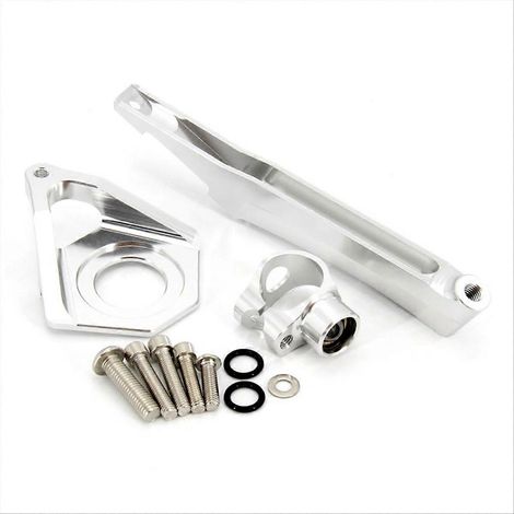 Kit de fijación de amortizador de dirección para YAMAHA, plata (1/5)