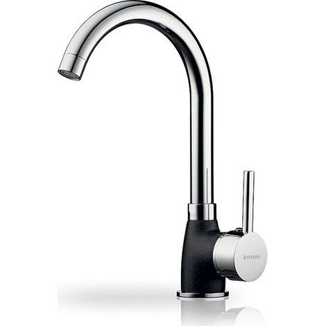 Pyramis Bello Duo Kitchen mixer 090927138 Granite. silver/black dotted (1/2)
