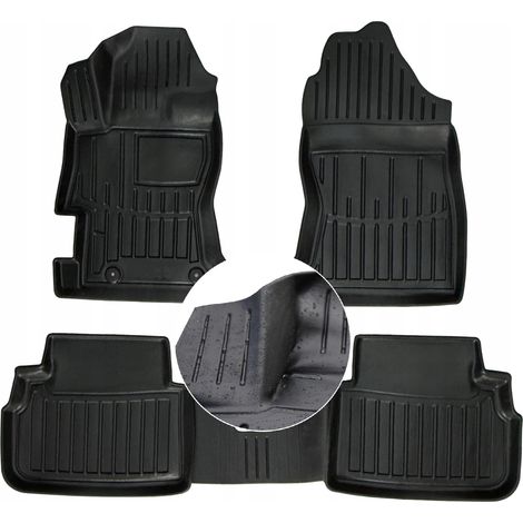 Tapis et essuie-glaces en caoutchouc SUBARU Impreza 5 GK GT 2016-2023 UD channels (1/5)