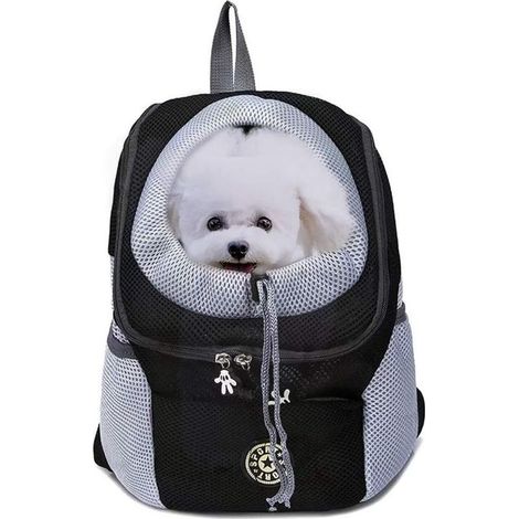 Carrier bag for small dogs up to 2.2 kg – Breathable design – Waterproof bottom – Accessory pockets (1/5)