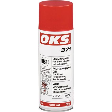 OKS Universalöl für die Lebensmitteltechnik 371 NSF-H1 farblos Spraydose 400ml 12 Stk (1/5)