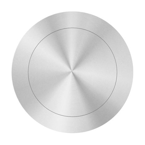 Poignée intégrée ronde en acier inoxydable mat modèle Sam (1/3)