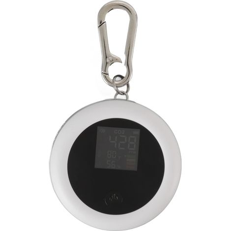 Moniteur de CO2, Mini Moniteur de Qualité de L'air Portable Multifonctionnel 3 en 1, Testeur D'humidité de Température D'affichage LCD élégant et Léger pour Tentes de Culture, Caves à Vin, Maisons (1/5)