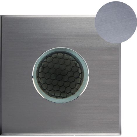 Encastré de sol extérieur ZEPH 1 24V carré anthracite bleu 2W - EUROPOLE - 55064AN