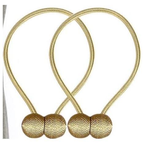 RGE Rideau Boule Aimant Rideau Boucle Sangle Style Européen Corde Rideau Clip Magnétique Boucle Anneau Aimant Magnétique (1/4)