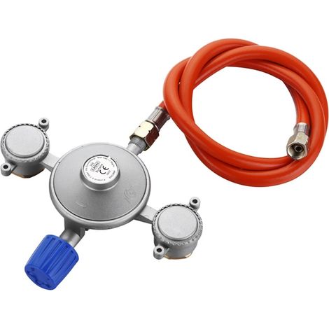 Cadac Dual Power Pak Gasdruckregler 50 mbar Gasregelventil Dual Gasversorgung