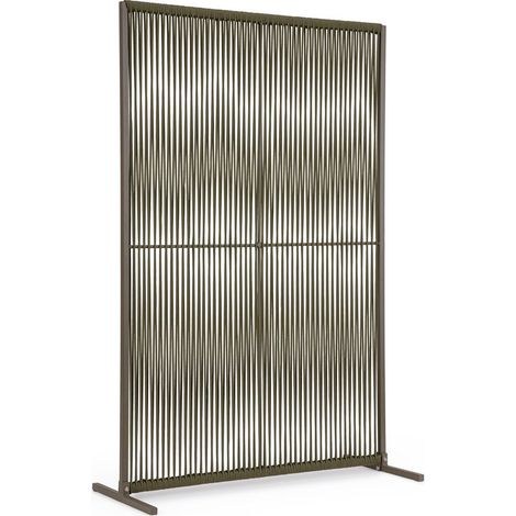 PARAVENTO PAXSON ALLUMINIO TORTORA CORDA POLYESTERE VERDE 120X30X180 BIZZOTTO (1/5)