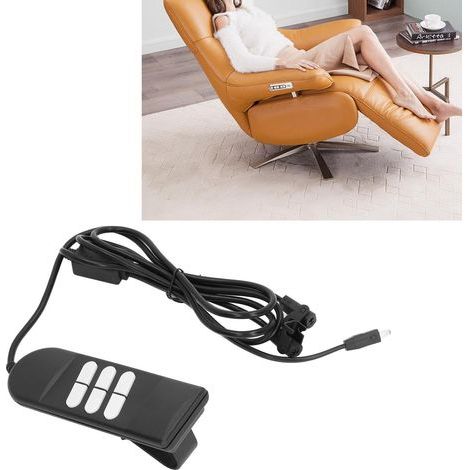 Commande de canapé électrique, commande de levage manuel à six boutons pour instrument médical, commande de moteur à tige de poussée pour lit de physiothérapie (1/5)