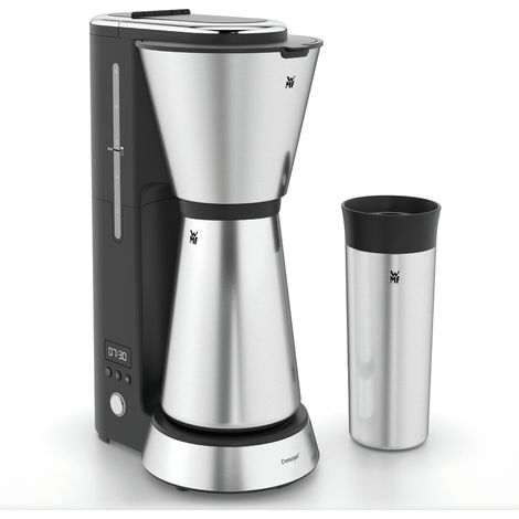 WMF KITCHENminis Aroma Kaffeemaschine schwarz und chrom