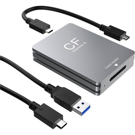 CFexpress Typ A USB 3.2 10 Gbit/s Kartenleser mit USB-C-zu-USB-C/USB-A-Kabel (1/5)
