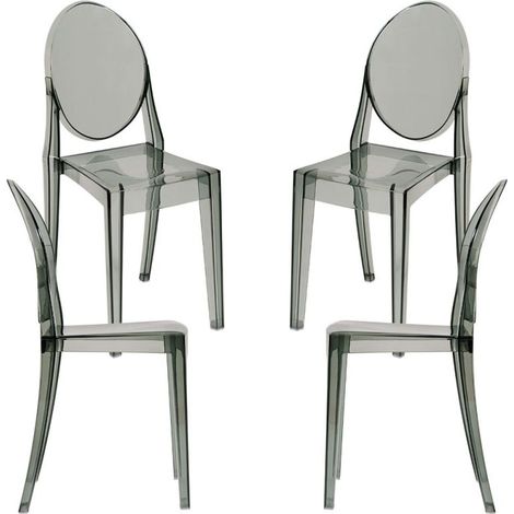 Packs Sillas - Pack 4 Sillas Diam - Negro (1/5)