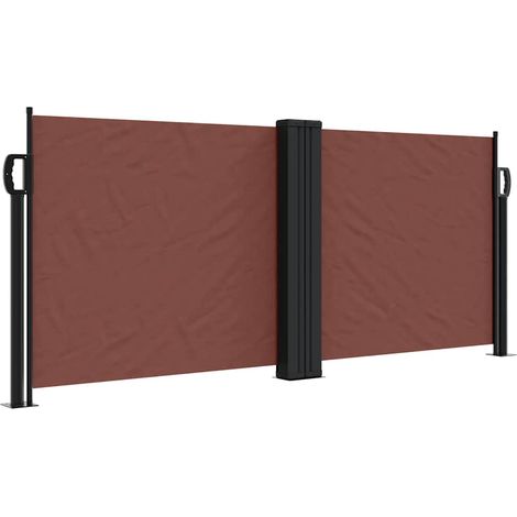 Maison Exclusive - Seitenmarkise Ausziehbar Braun 100x600 cm