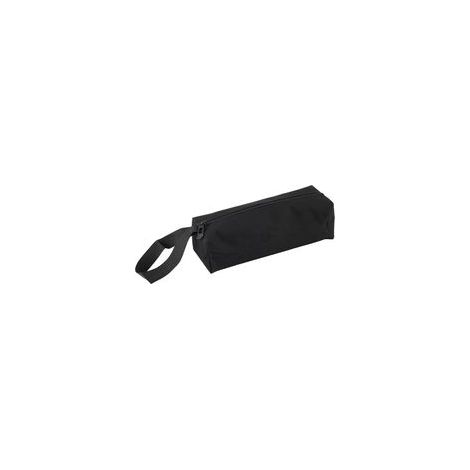 Trousse a Outils Vide,25 CM Longue Toile Nylon imperméable à l'eau Fermeture éclair Paquet Petit Sac à Outils Trousse a Outils Multifonctionnel Portable(Noir)