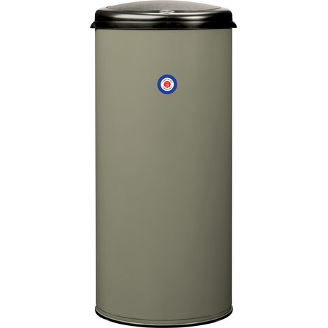 Rossignol – Poubelle automatique 45L – Ouverture par pression – Corps en acier poudré – Couvercle en ABS – Fabrication française
