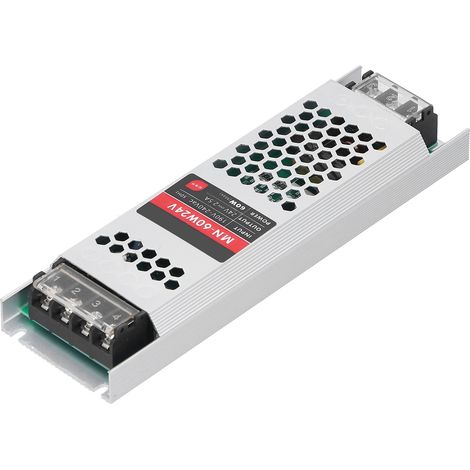 Alimentation LED ultra-plate 60W CTG Series, transformateur 24V DC pour rubans lumineux, interrupteur silencieux, usage intérieur (1/5)