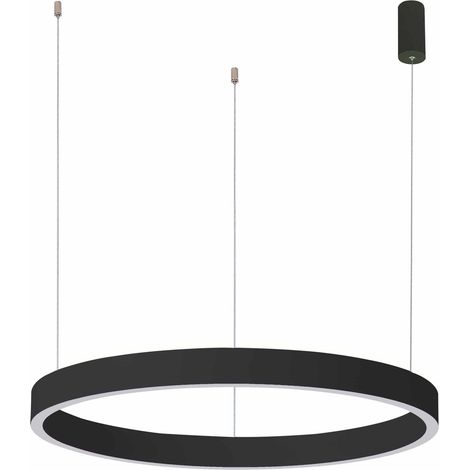 Italux Brasco Up Down Suspension LED 98 cm, noire, 3000/4000 K, 2 LED