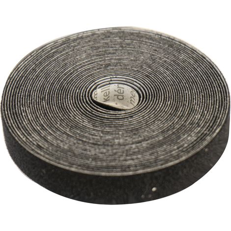 Klebeband beflockt als Oberflächen- und Klapperschutz B: 12 mm, L: 5m Schwarz