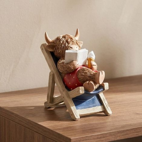 Highland Cow Deck Chair Ornament (1/2)