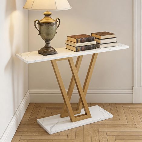 Table d’entrée étroite,table basse au design étroit,console élégante,table de couloir