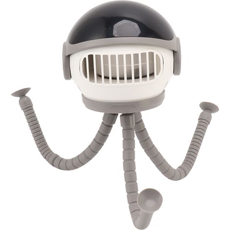 Ventilateur pour poussette bébé, 3 vitesses, chargement USB, portable, flexible, à pince, pour chambre, bureau ou vélo. (1/5)
