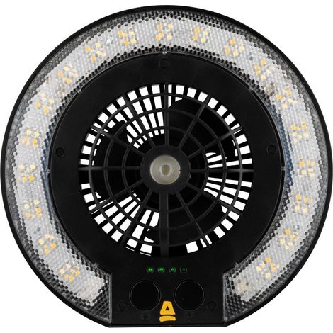 Lámpara LED 2 en 1 con ventilador - Ventilador con luz repelente de mosquitos (1/5)