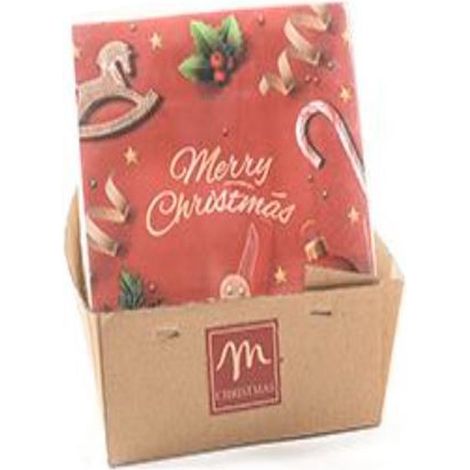 Tovaglioli natalizi decorazione per tavola di Natale, confezione da 20 tovagliolini -Bianco (1/2)