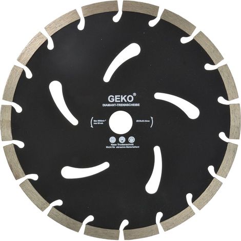 Cadran de diamètre 230 x 22,2 x 10 mm / noir / geko (25) (1/2)