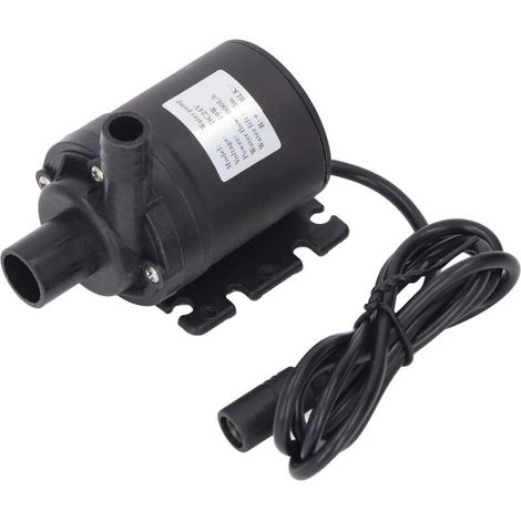 Pompe submersible 200 GPH (800 L/h) silencieuse pour fontaine, bassin et aquarium - Hauteur de refoulement : 5 mètres - 24 V CC (1/4)