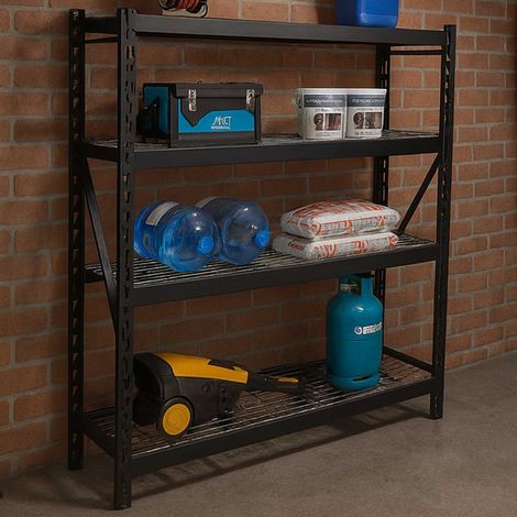 Etagère industrielle 500 kg - noir (1/5)