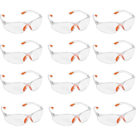 Lunettes de Protection Travail Blanc – Anti-éclaboussures, Anti-poussière, Usage Professionnel & Industriel (1/5)