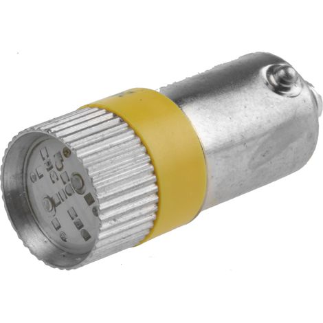 Voyant à LED Jaune, culot BA9S, 24V c.c. ( Prix pour 1 )